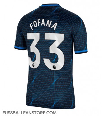 Chelsea Wesley Fofana #33 Replik Auswärtstrikot 2023-24 Kurzarm